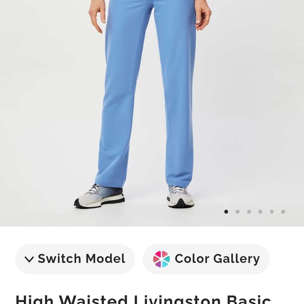 Figs Women's Ceil Blue Scrub Pants